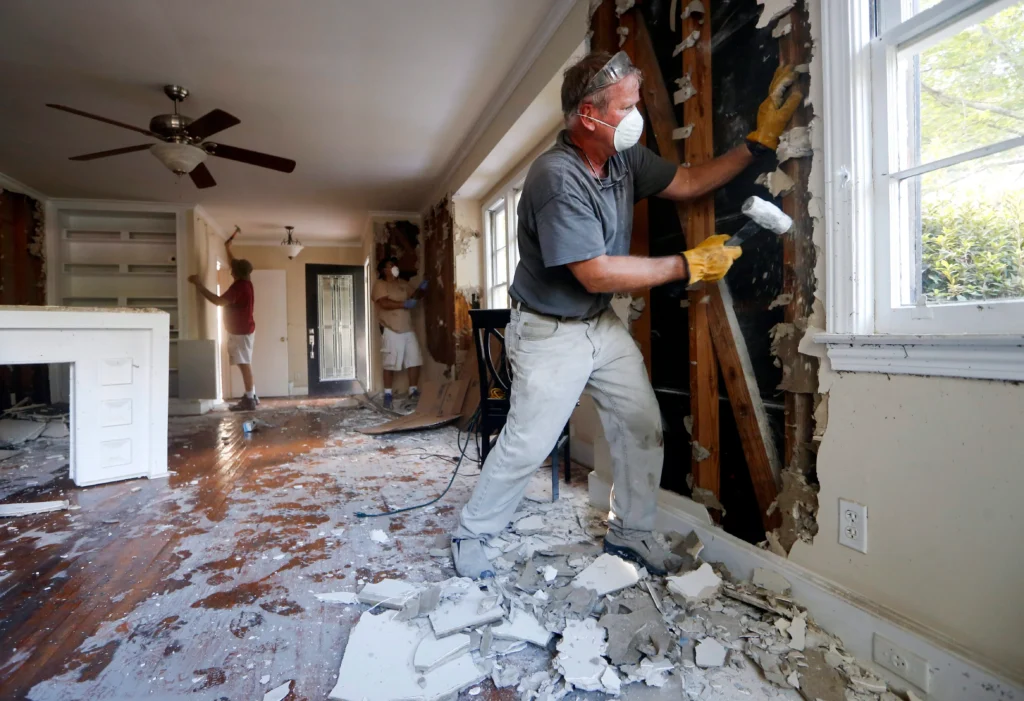 Storm damage repair and structural reinforcement